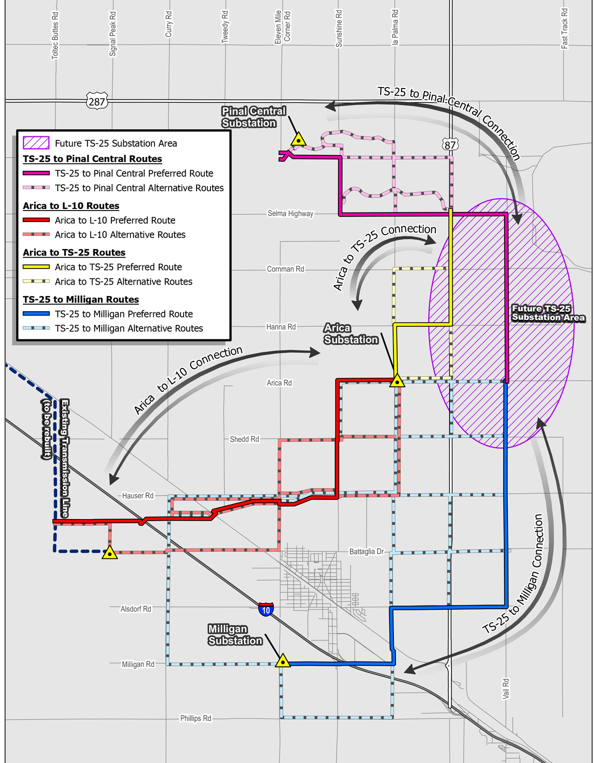 Pinal Project map