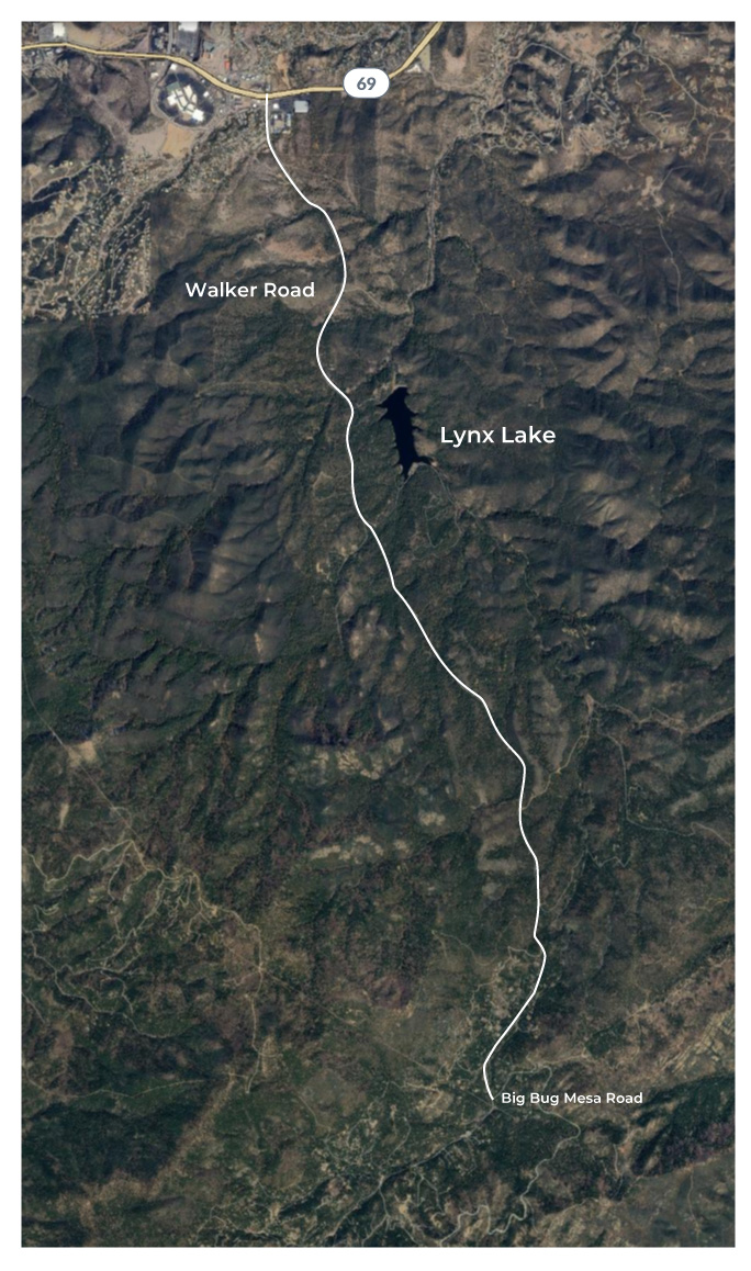 Walker Road project map