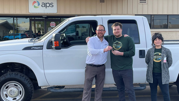 APS Donates Truck to GEM Corp Youth