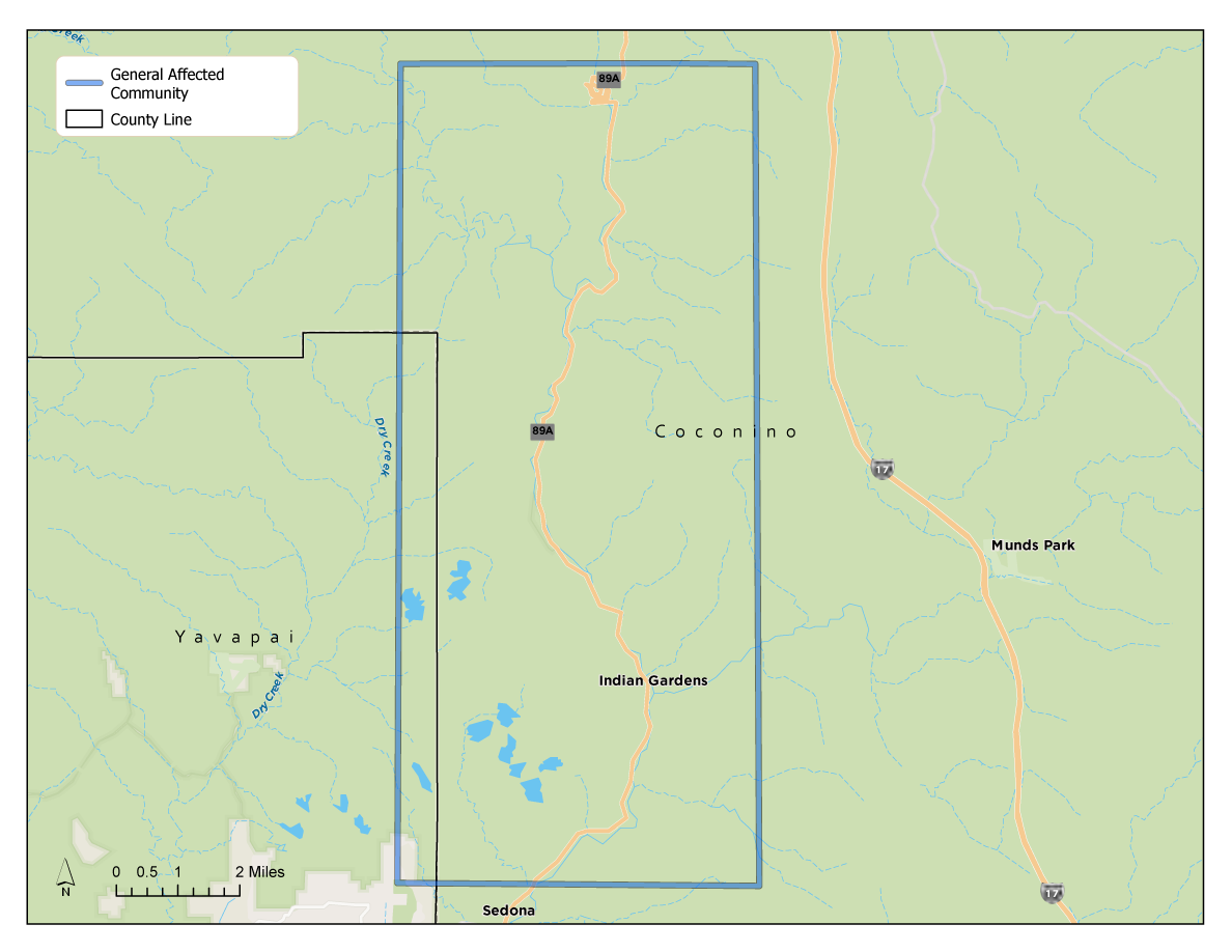 Area impacted by the Public Safety Power Shutoff event:South of Fish Hatchery North of Wilson Canyon Rd and Purtymun Ln. along SR 89A East and West along Oak Creek Canyon Communities affected include, but are not limited to: Highway 89A north of Owenby Way roundabout, Oak Creek Canyon north of downtown Sedona including Indian Gardens, Slide Rock State Park, Junipine Resort, Hoels Cabins, and the Fish Hatchery