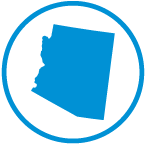 An icon showing the state of Arizona